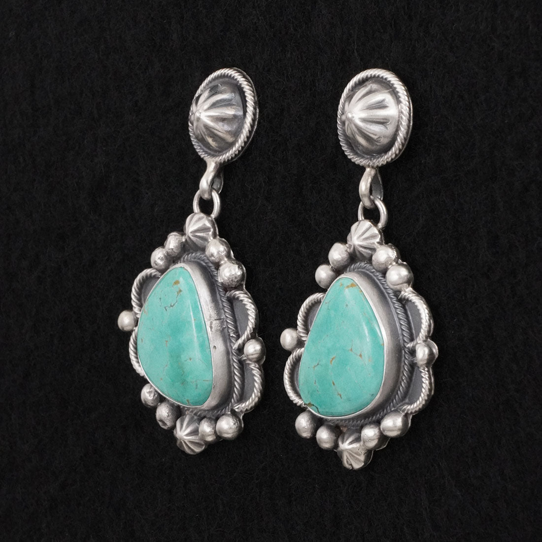 Darrin Livingston Turquoise & Sterling Silver Earrings