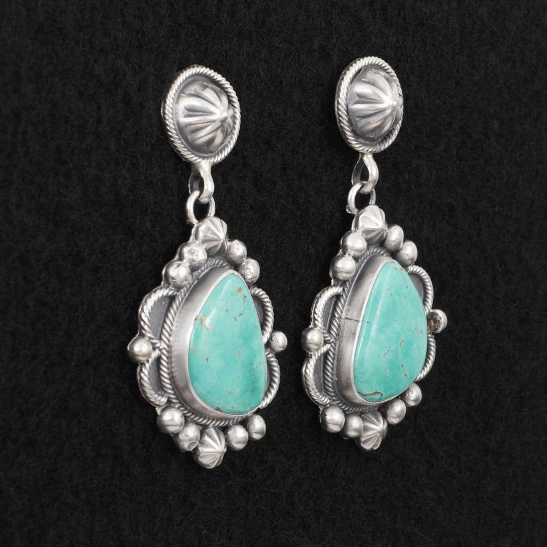Darrin Livingston Turquoise & Sterling Silver Earrings