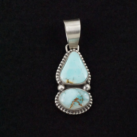 Bobby Johnson Turquoise & Sterling Silver Pendant