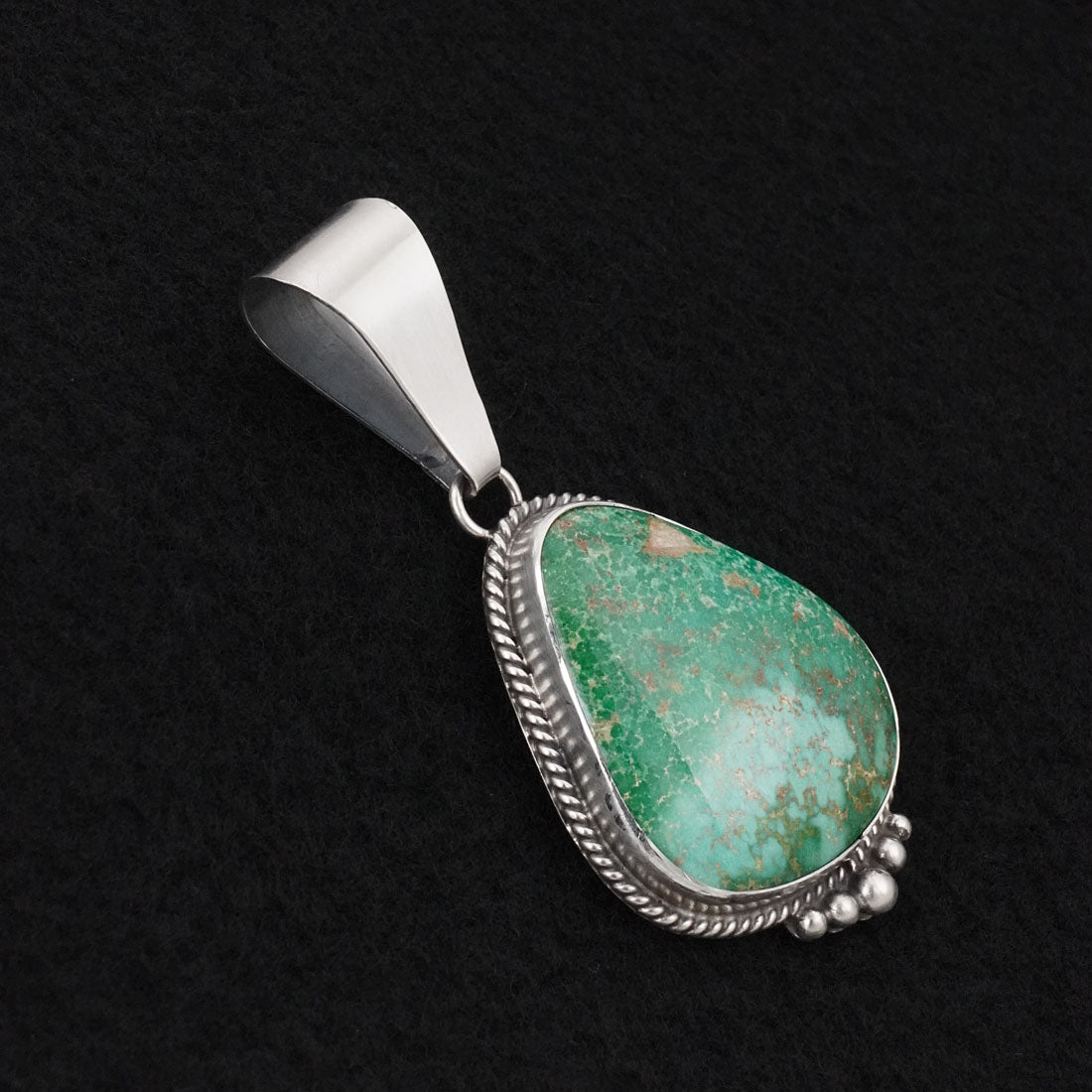 Eugene Gruber Turquoise & Sterling Silver Pendant