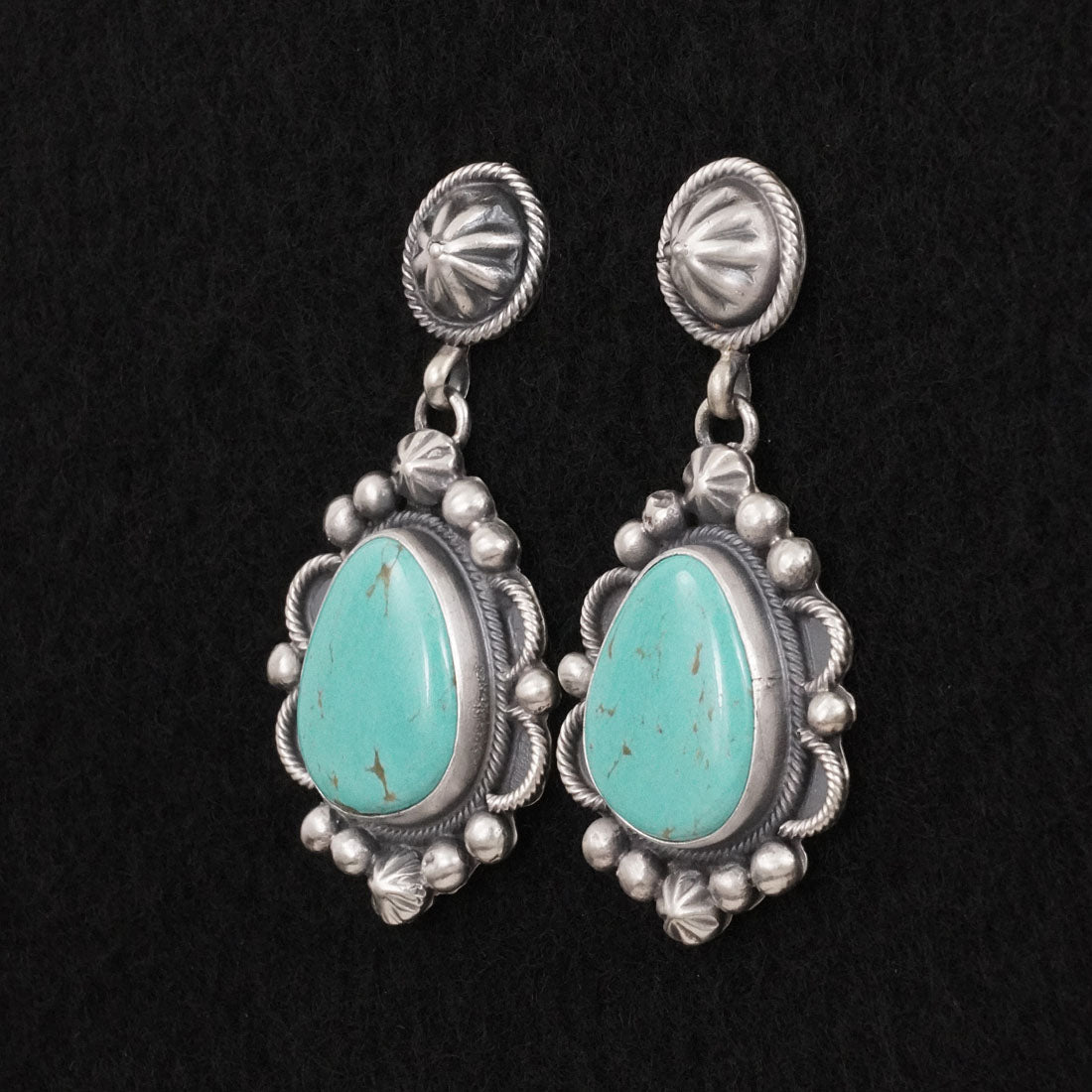 Darrin Livingston Turquoise & Sterling Silver Earrings