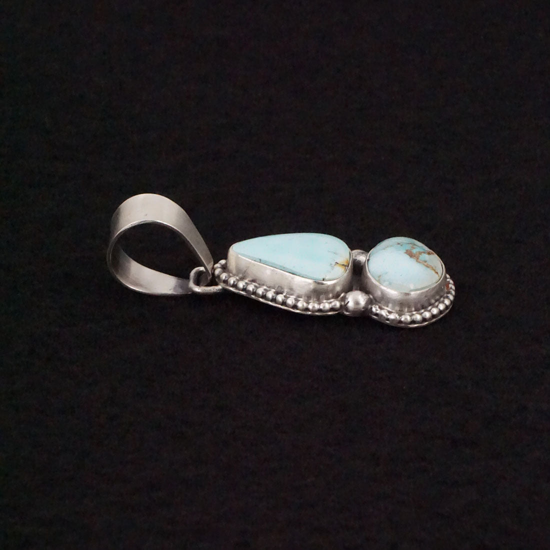 Bobby Johnson Turquoise & Sterling Silver Pendant