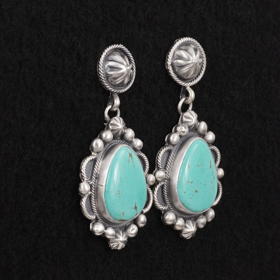 Darrin Livingston Turquoise & Sterling Silver Earrings