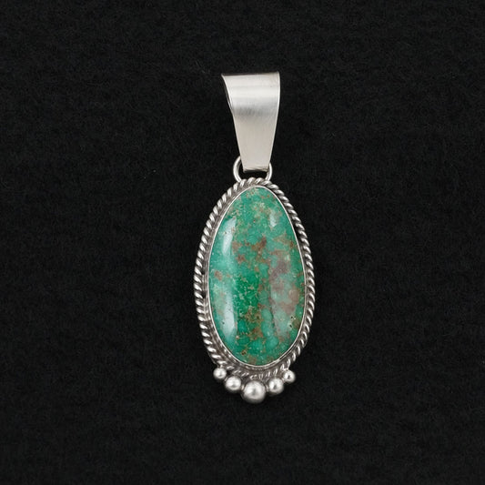 Eugene Gruber Turquoise & Sterling Silver Pendant
