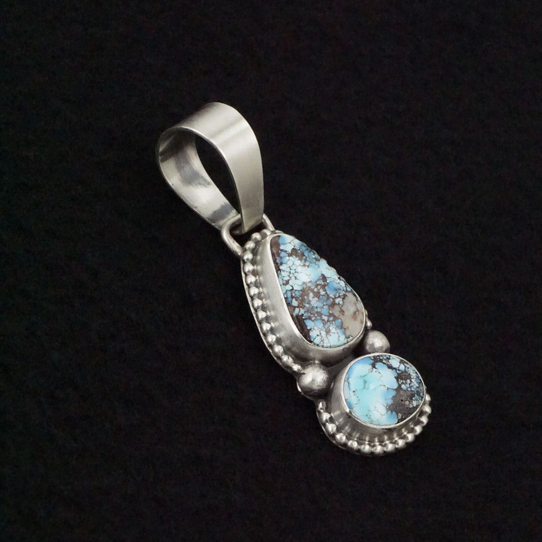 Bobby Johnson Turquoise & Sterling Silver Pendant