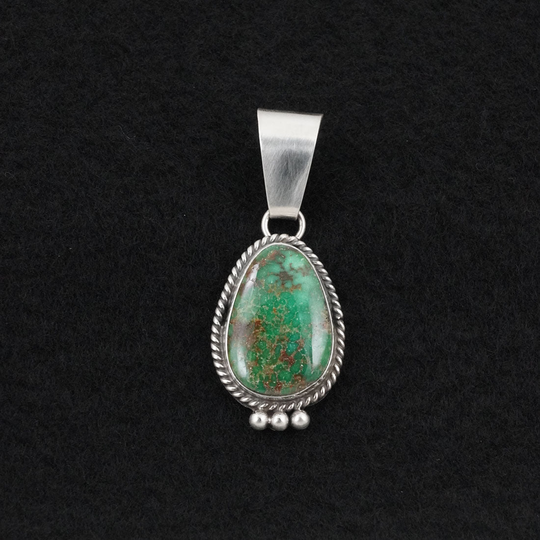 Eugene Gruber Turquoise & Sterling Silver Pendant