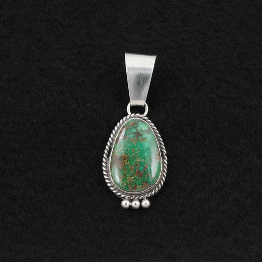 Eugene Gruber Turquoise & Sterling Silver Pendant