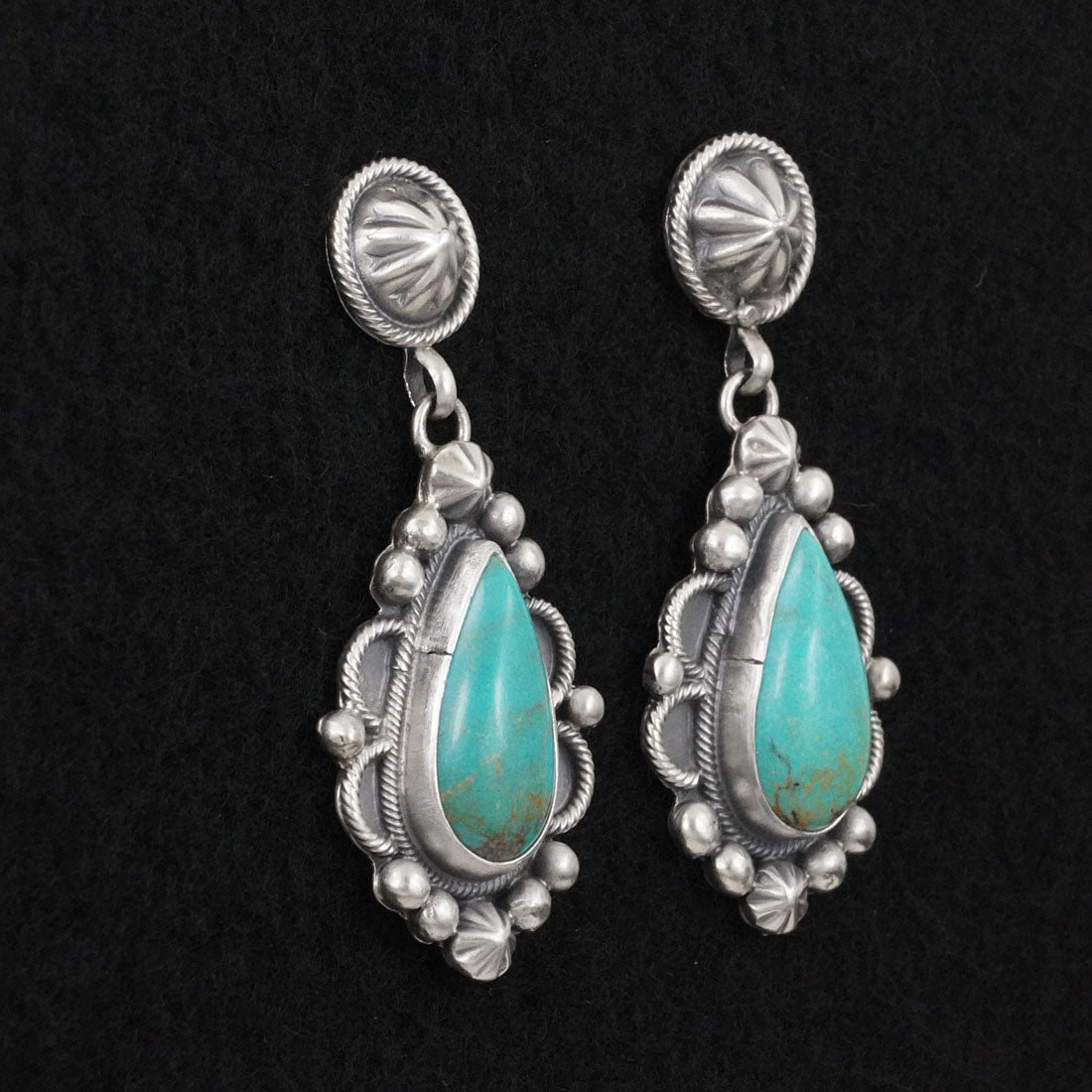 Darrin Livingston Turquoise & Sterling Silver Earrings