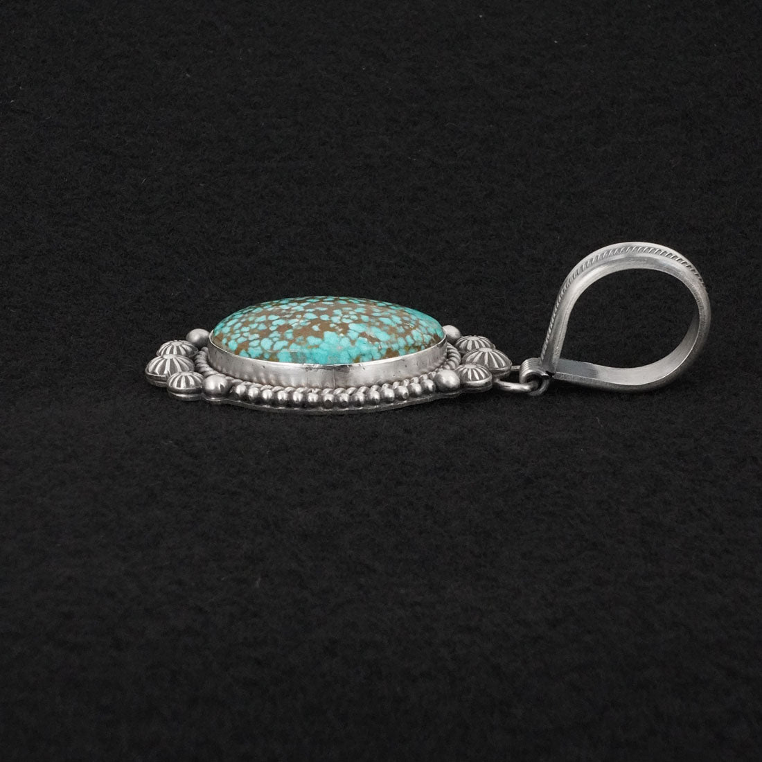 Michael Calladitto Turquoise & Sterling Silver Pendant