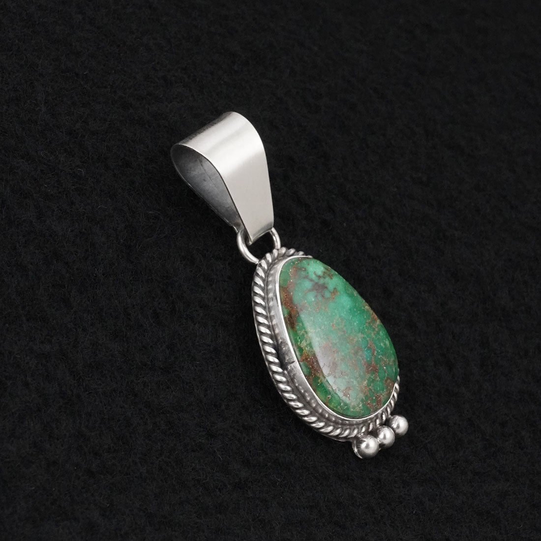 Eugene Gruber Turquoise & Sterling Silver Pendant