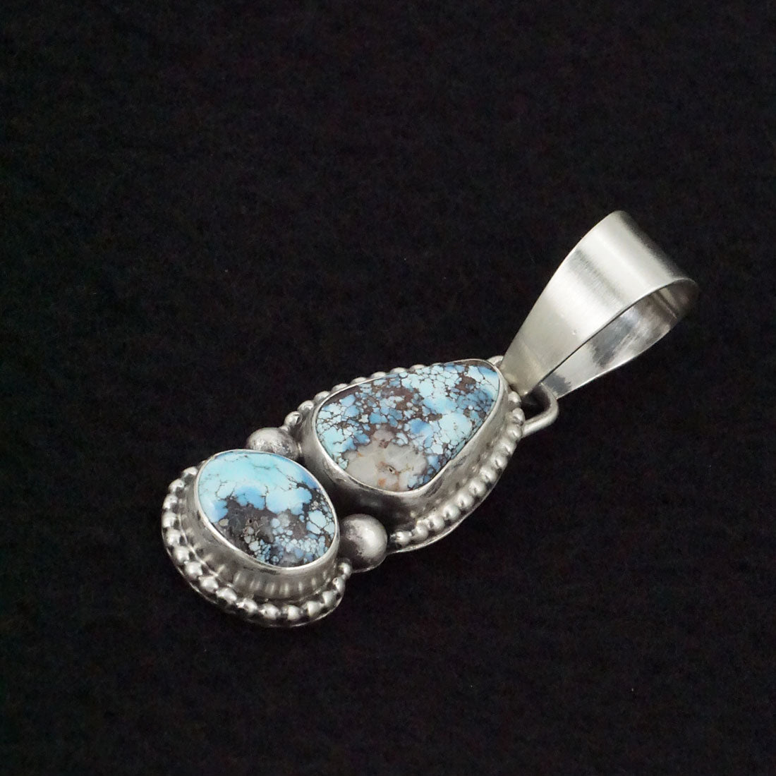 Bobby Johnson Turquoise & Sterling Silver Pendant