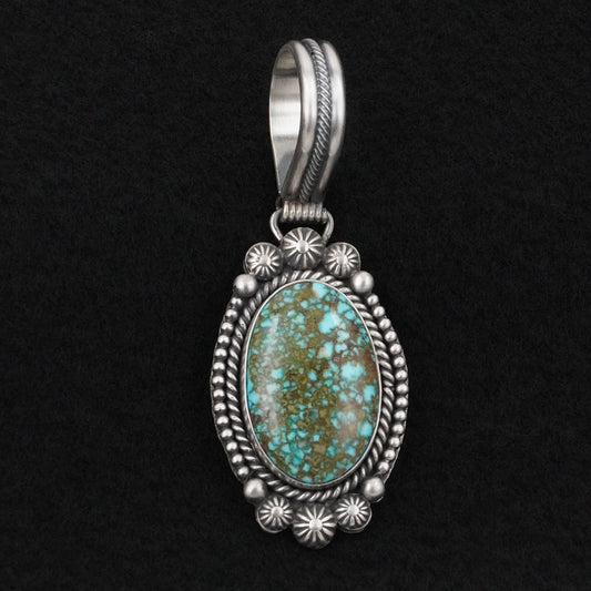 Michael Calladitto Turquoise & Sterling Silver Pendant