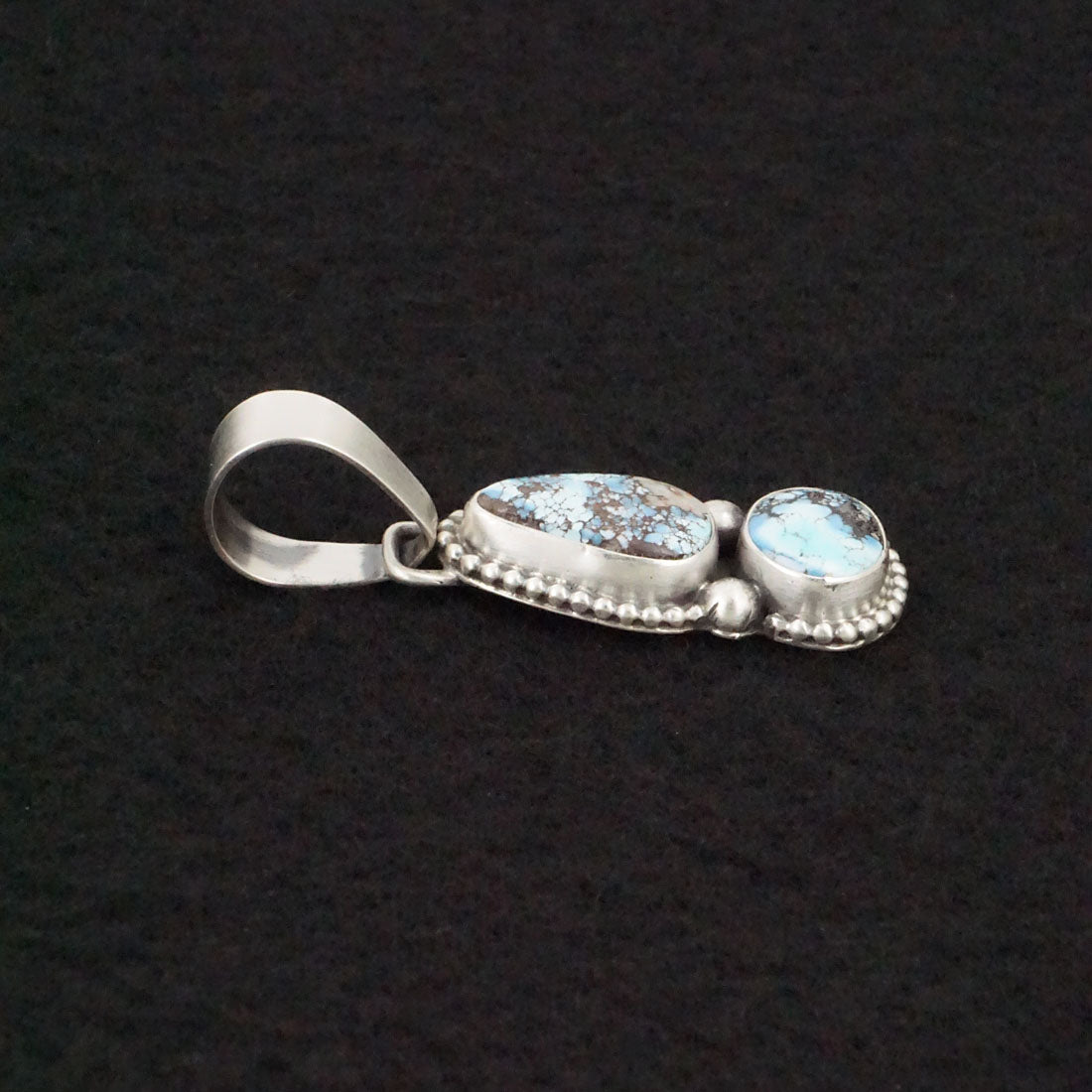 Bobby Johnson Turquoise & Sterling Silver Pendant