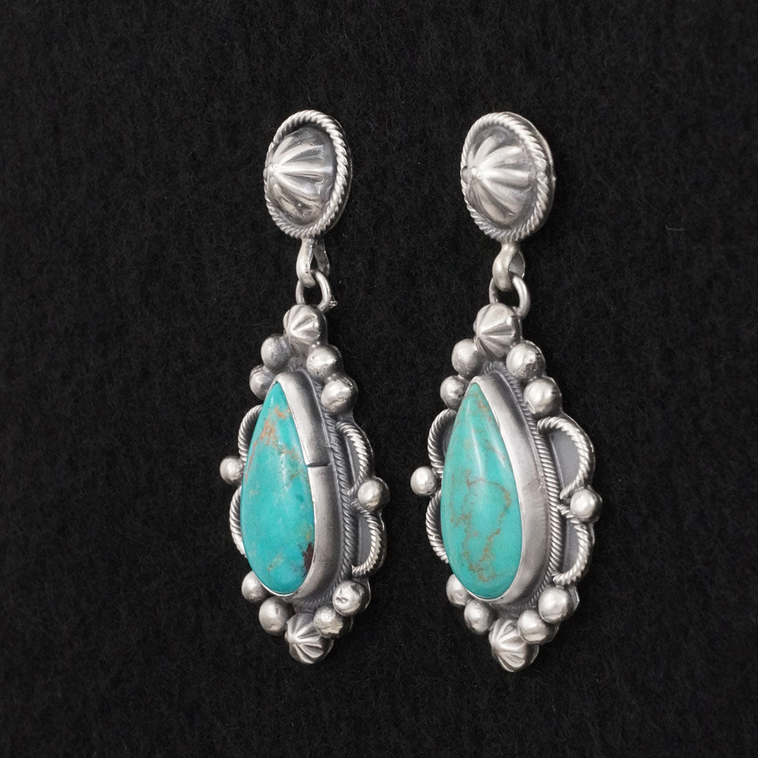 Darrin Livingston Turquoise & Sterling Silver Earrings