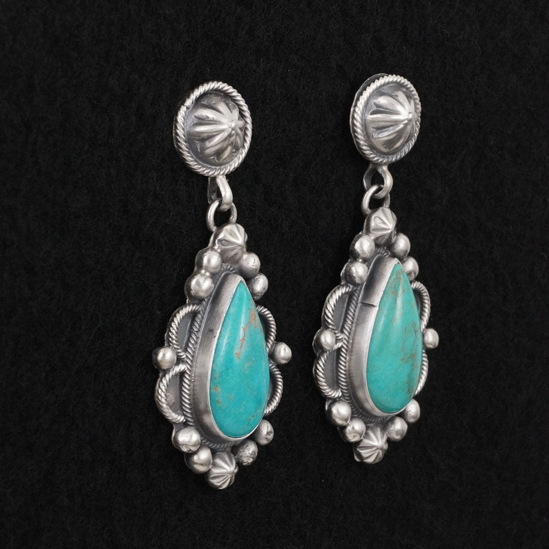 Darrin Livingston Turquoise & Sterling Silver Earrings