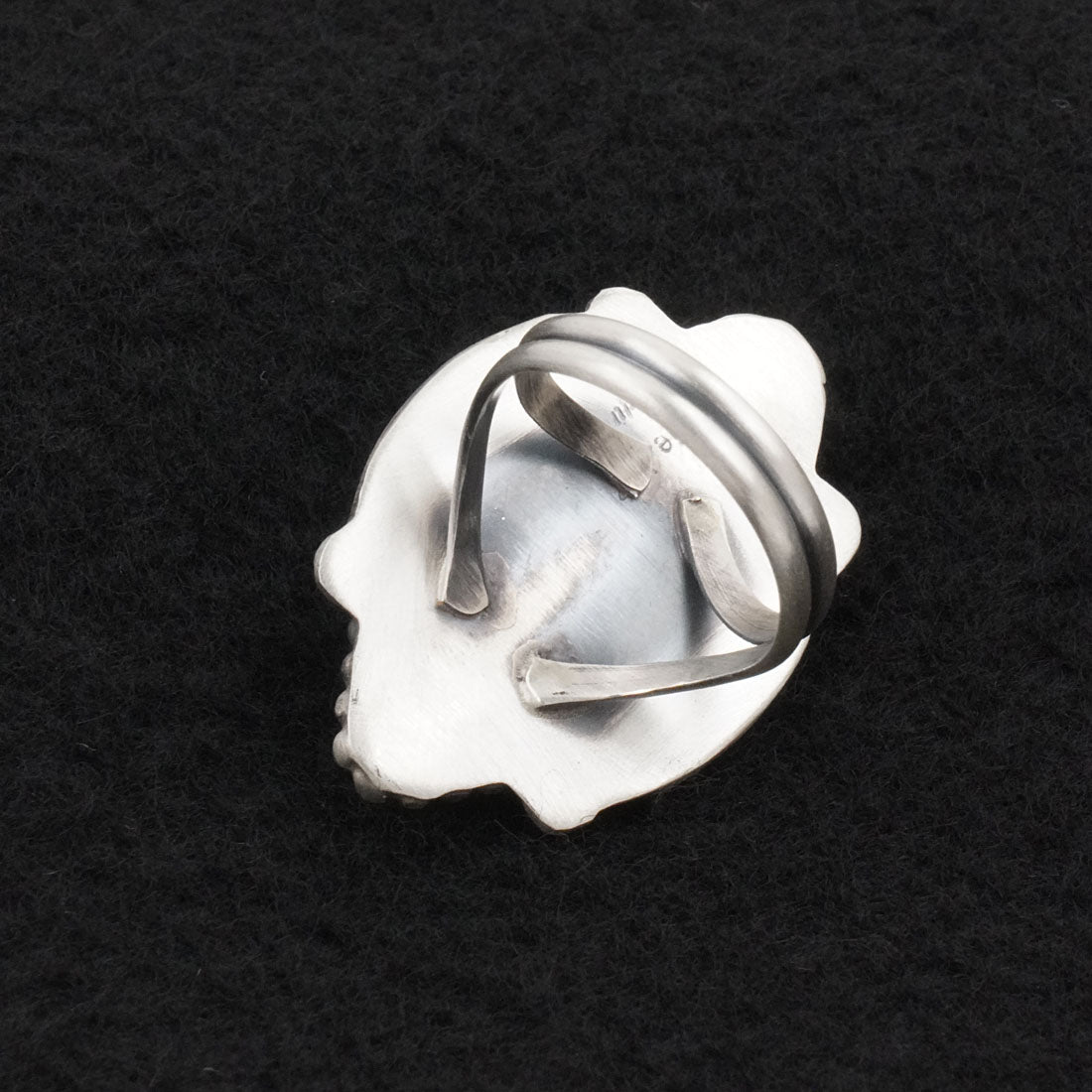 Leslie Nez Turquoise & Sterling Silver Ring Size 8