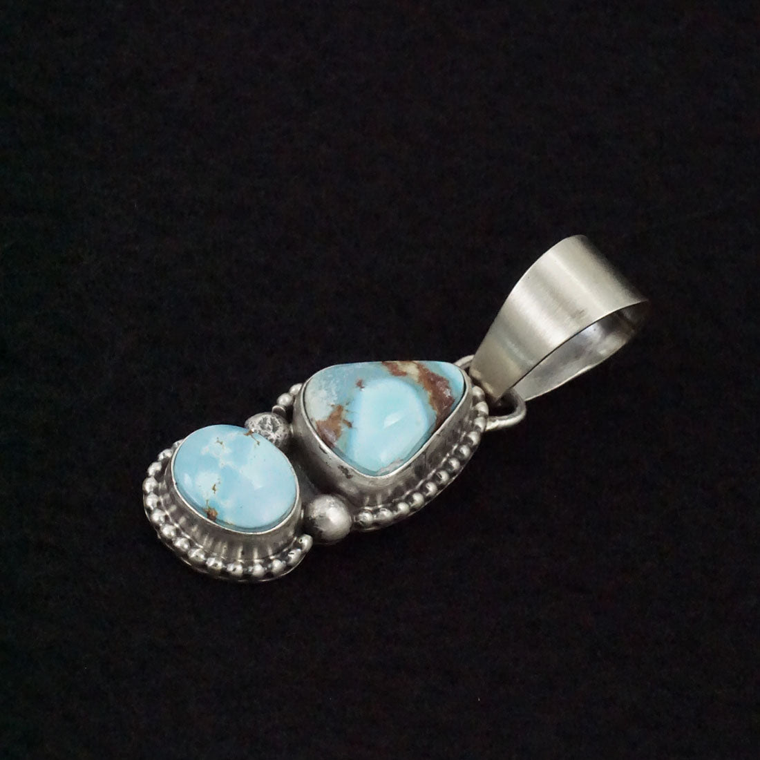 Bobby Johnson Turquoise & Sterling Silver Pendant