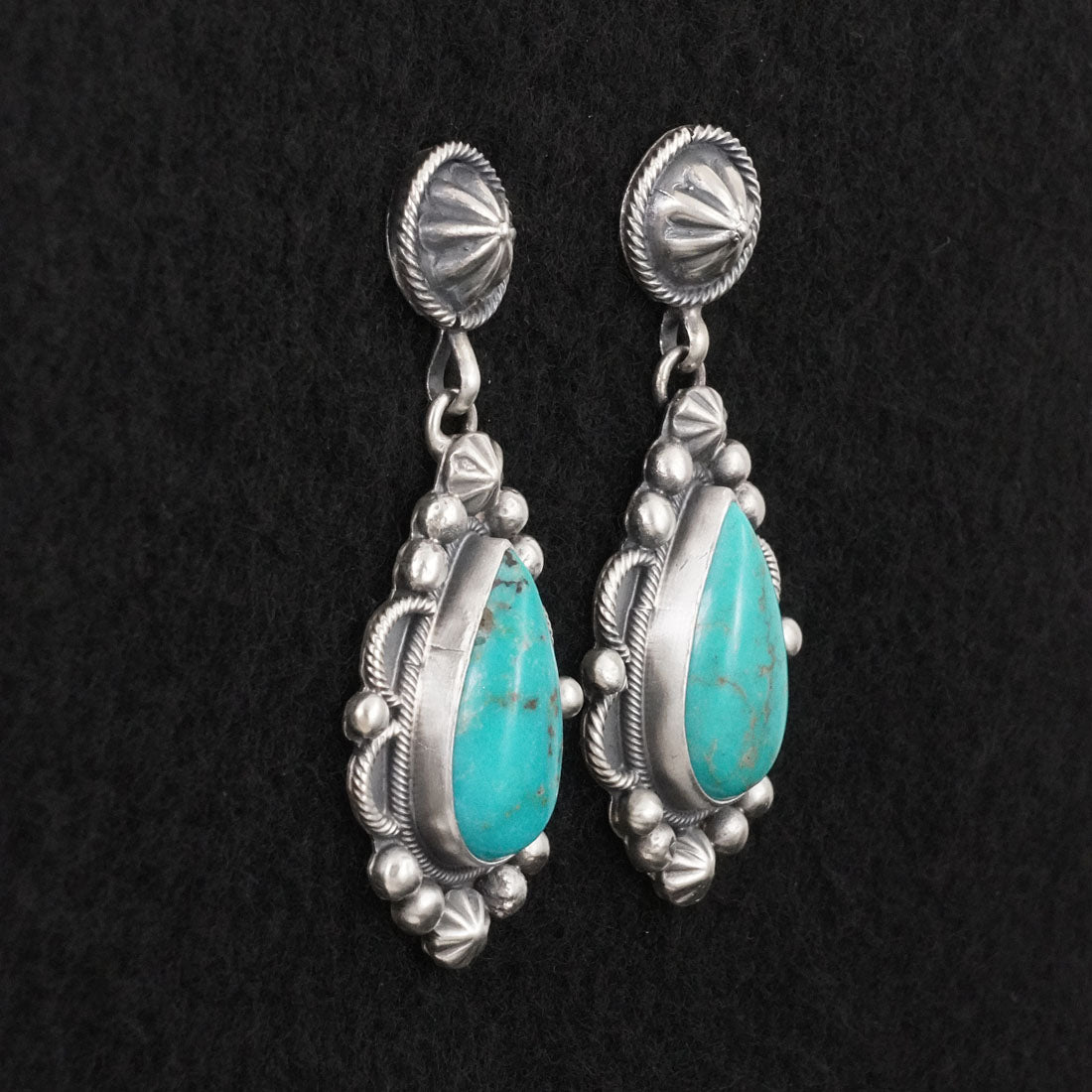 Darrin Livingston Turquoise & Sterling Silver Earrings