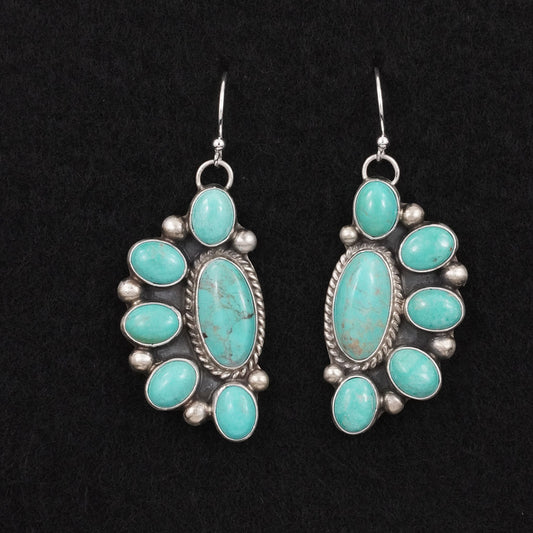 Kathleen Livingston Turquoise & Sterling Silver Earrings