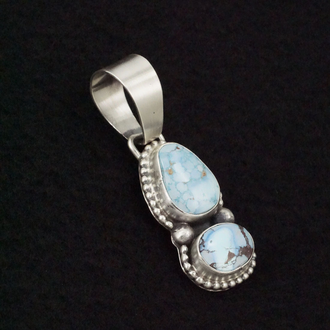 Bobby Johnson Turquoise & Sterling Silver Pendant