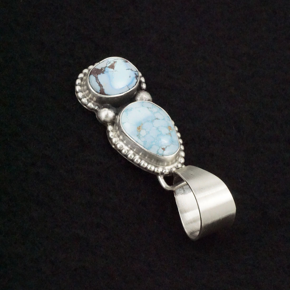 Bobby Johnson Turquoise & Sterling Silver Pendant