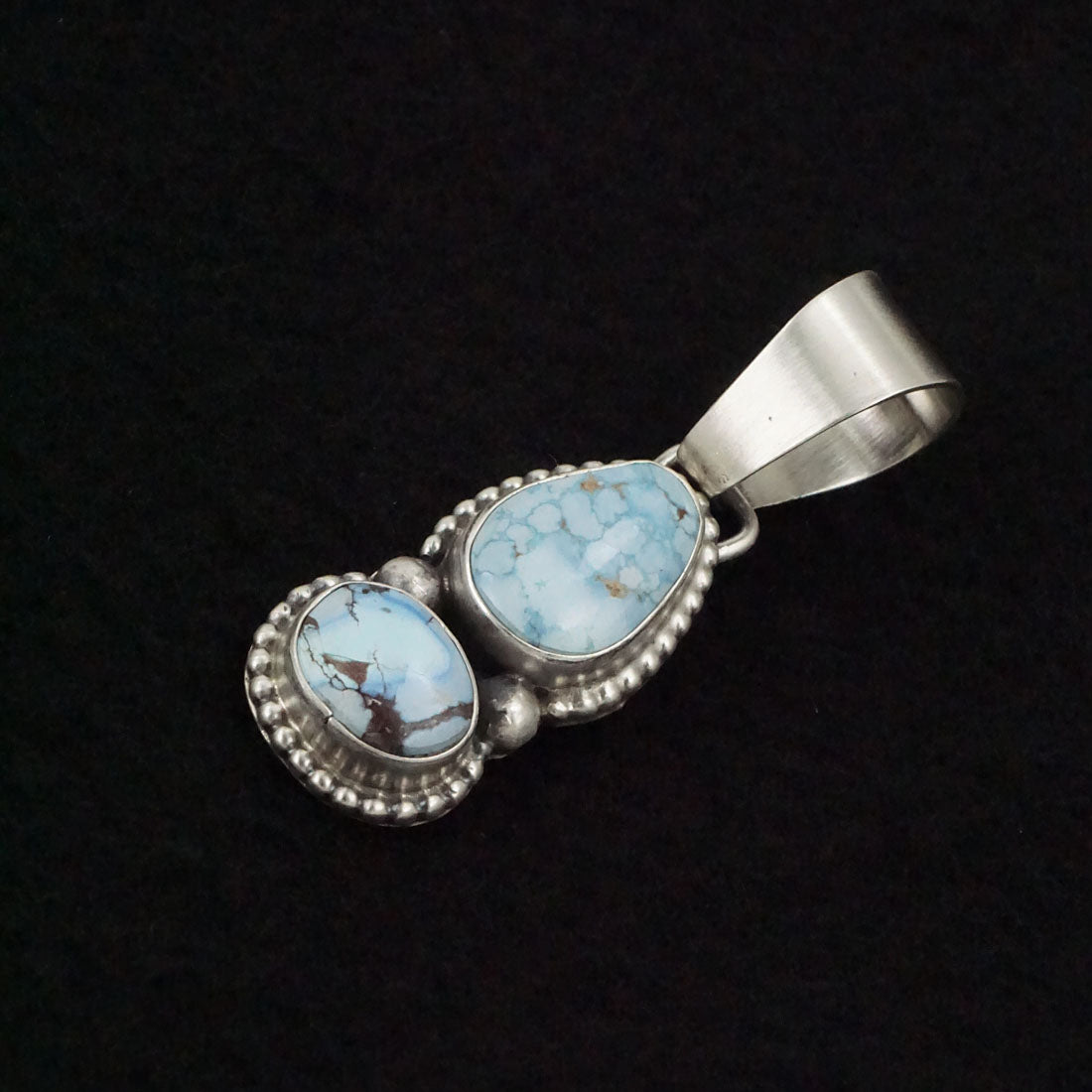 Bobby Johnson Turquoise & Sterling Silver Pendant