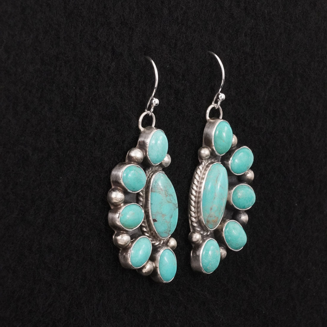 Kathleen Livingston Turquoise & Sterling Silver Earrings