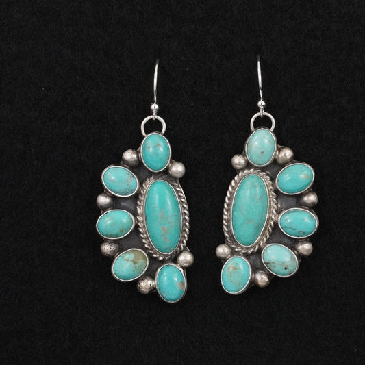Kathleen Livingston Turquoise & Sterling Silver Earrings