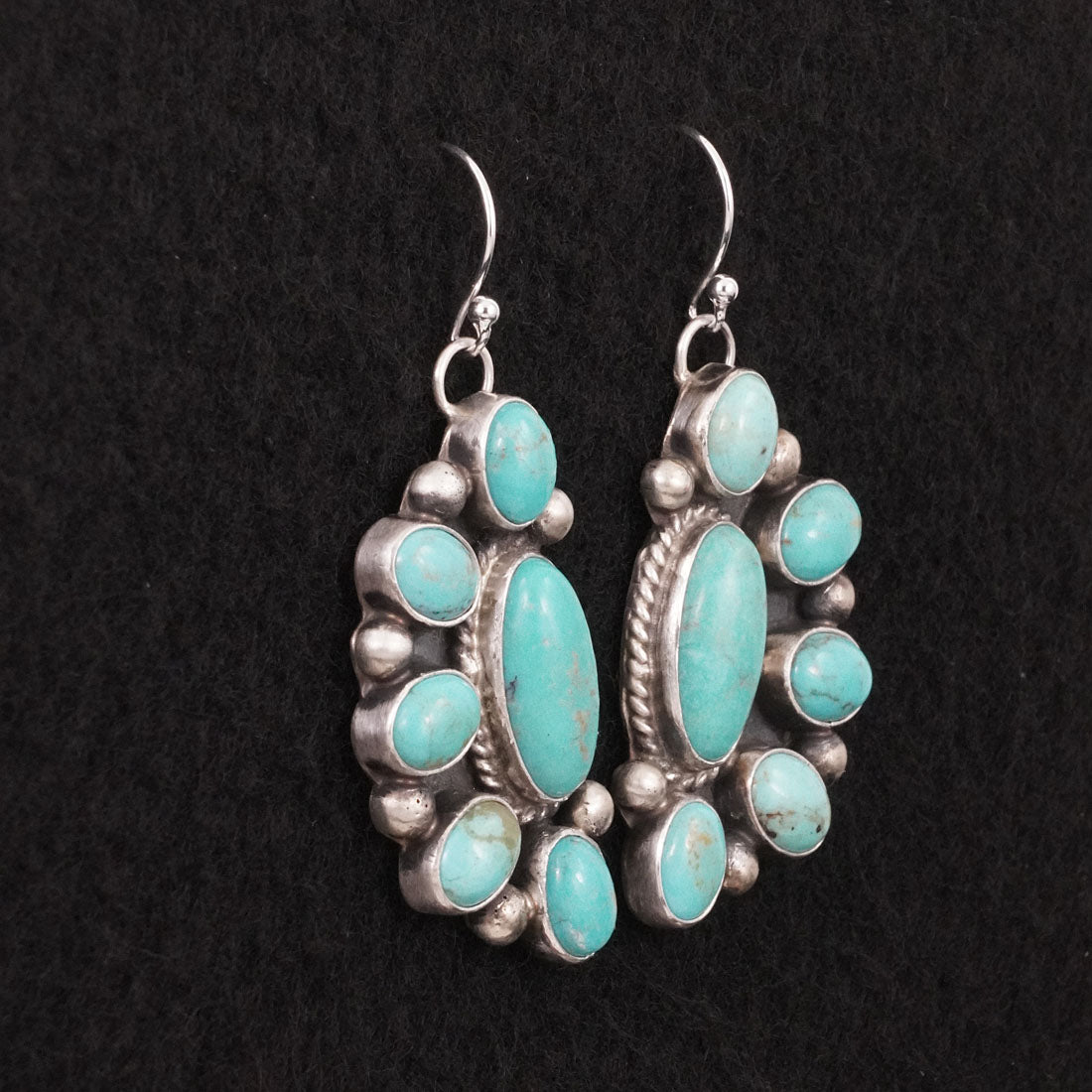 Kathleen Livingston Turquoise & Sterling Silver Earrings