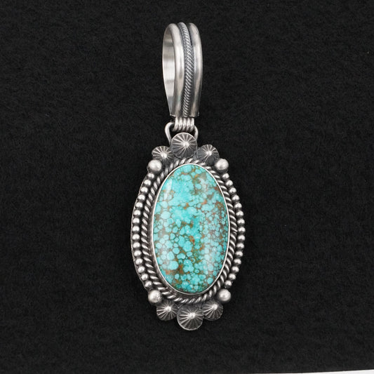 Michael Calladitto Turquoise & Sterling Silver Pendant
