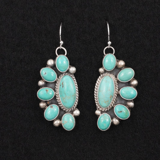 Kathleen Livingston Turquoise & Sterling Silver Earrings
