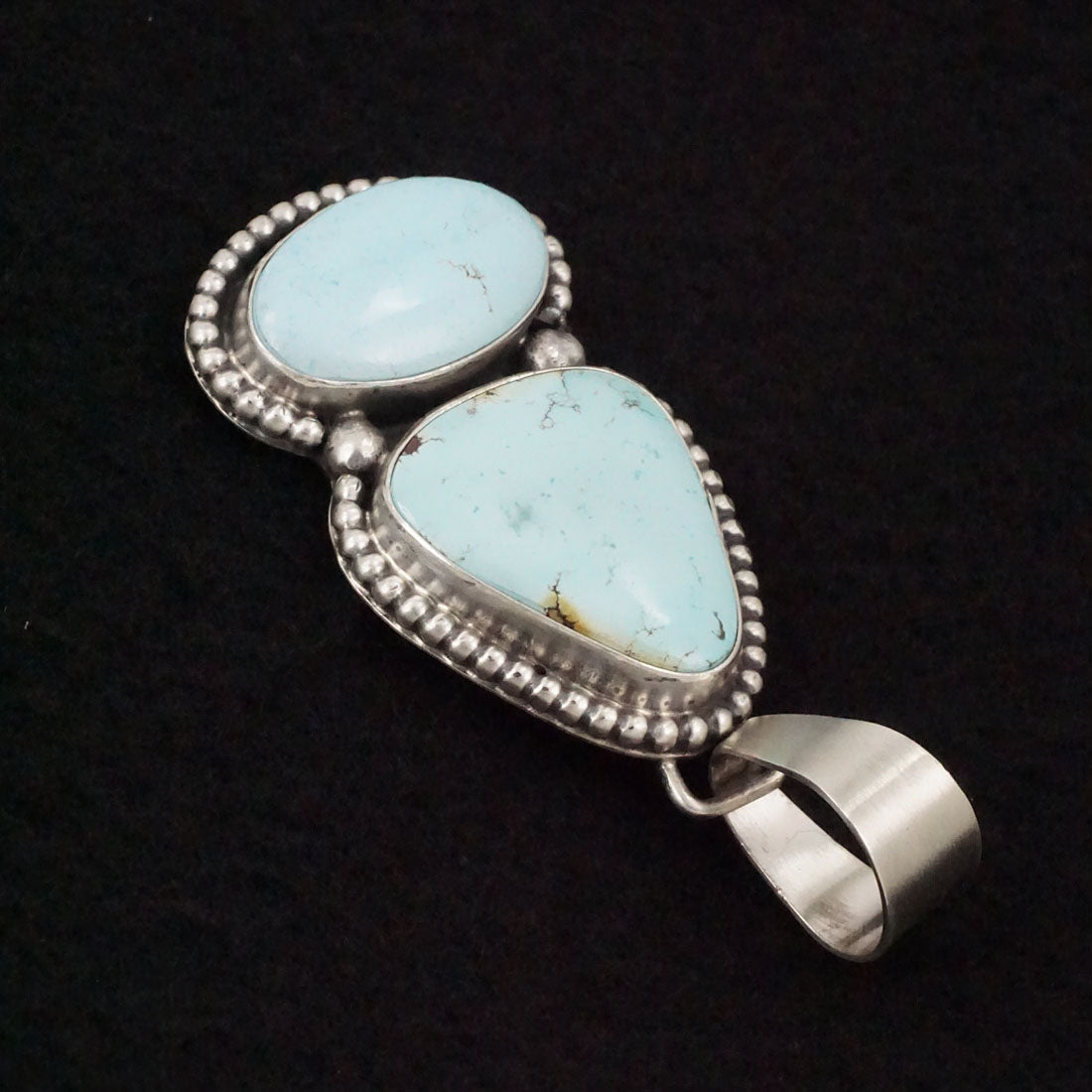 Bobby Johnson Turquoise & Sterling Silver Pendant