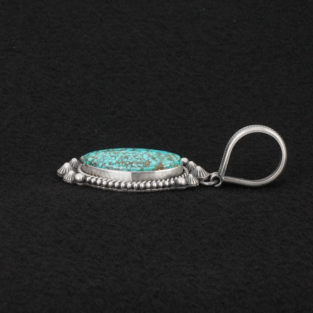 Michael Calladitto Turquoise & Sterling Silver Pendant