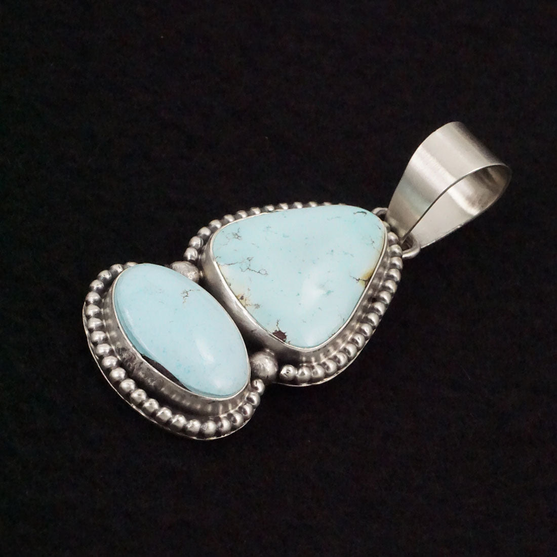 Bobby Johnson Turquoise & Sterling Silver Pendant