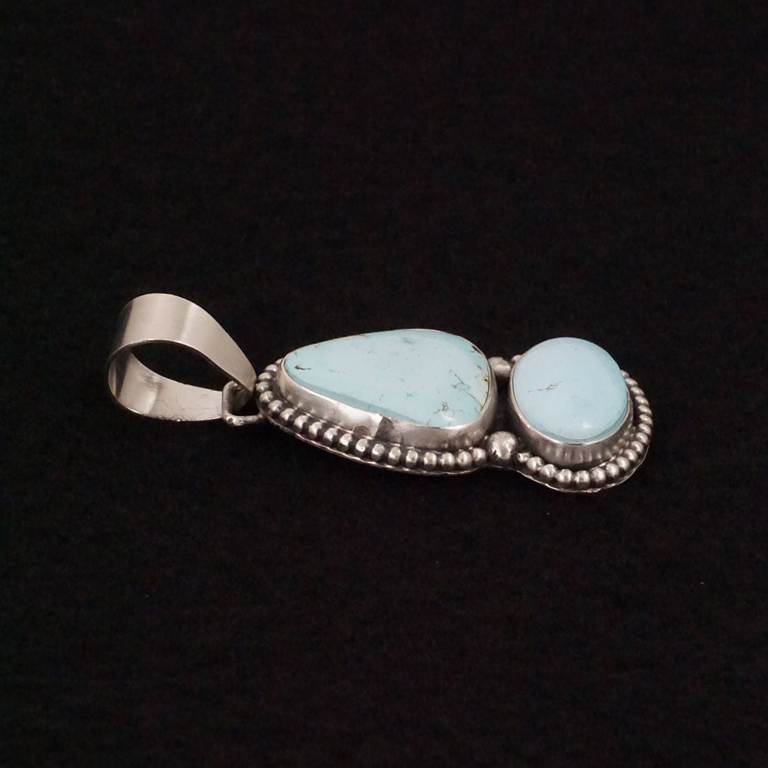 Bobby Johnson Turquoise & Sterling Silver Pendant