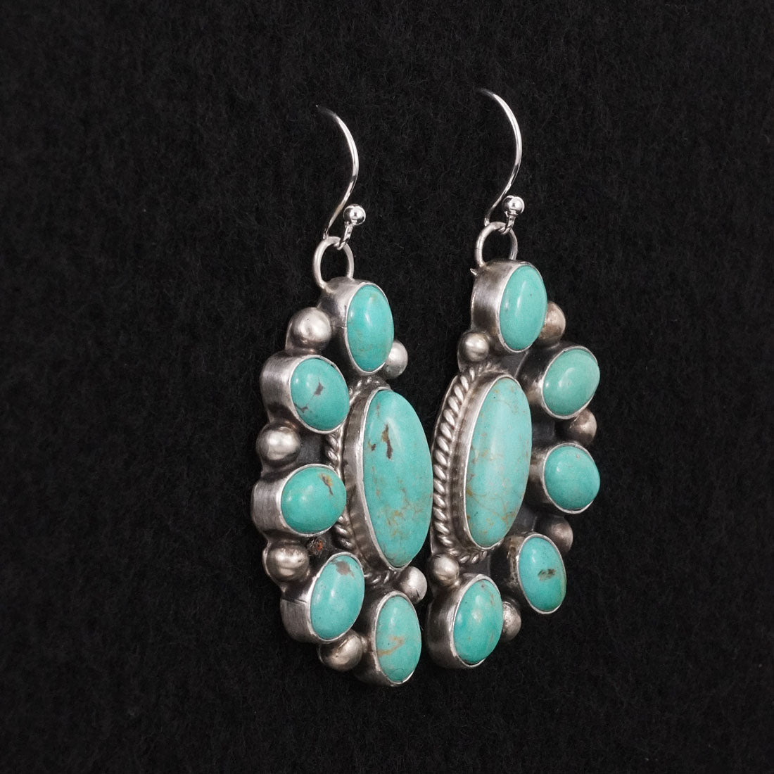 Kathleen Livingston Turquoise & Sterling Silver Earrings