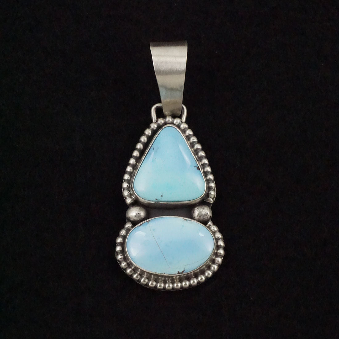 Bobby Johnson Turquoise & Sterling Silver Pendant