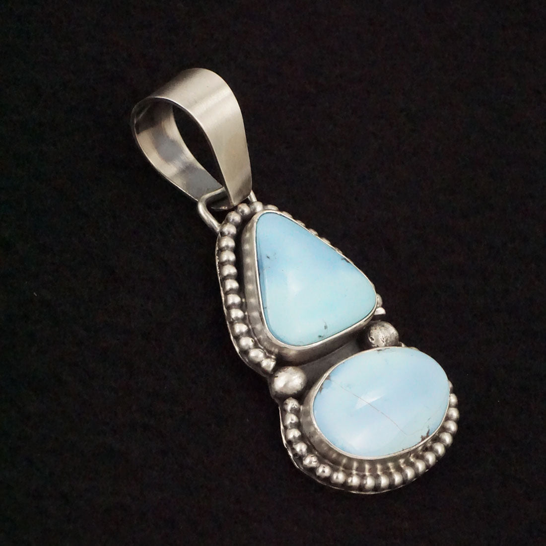 Bobby Johnson Turquoise & Sterling Silver Pendant