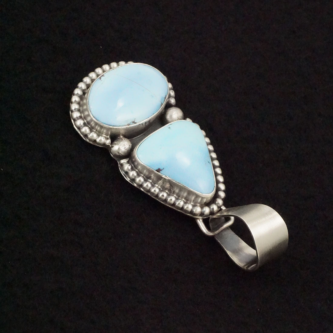 Bobby Johnson Turquoise & Sterling Silver Pendant