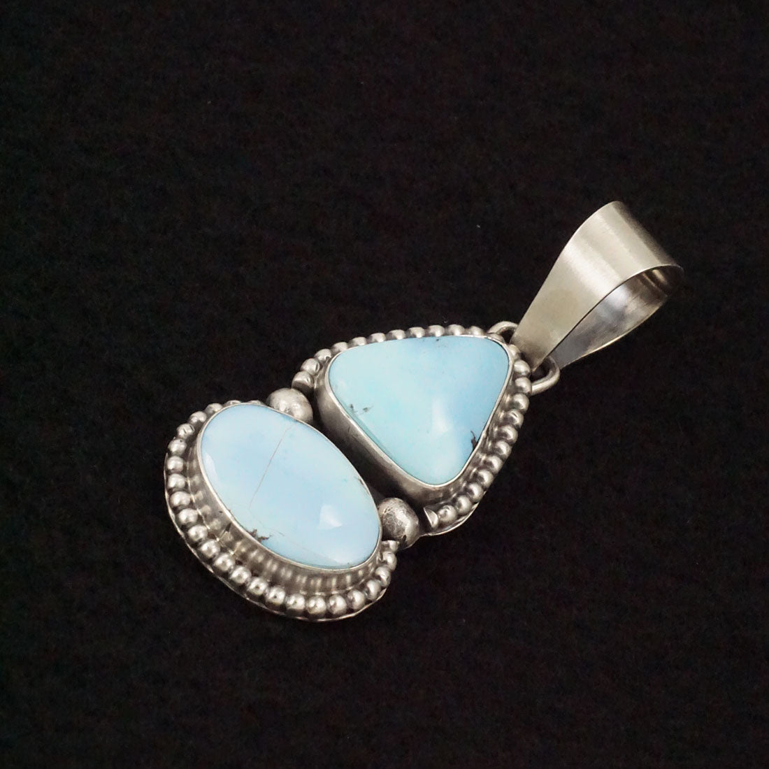 Bobby Johnson Turquoise & Sterling Silver Pendant