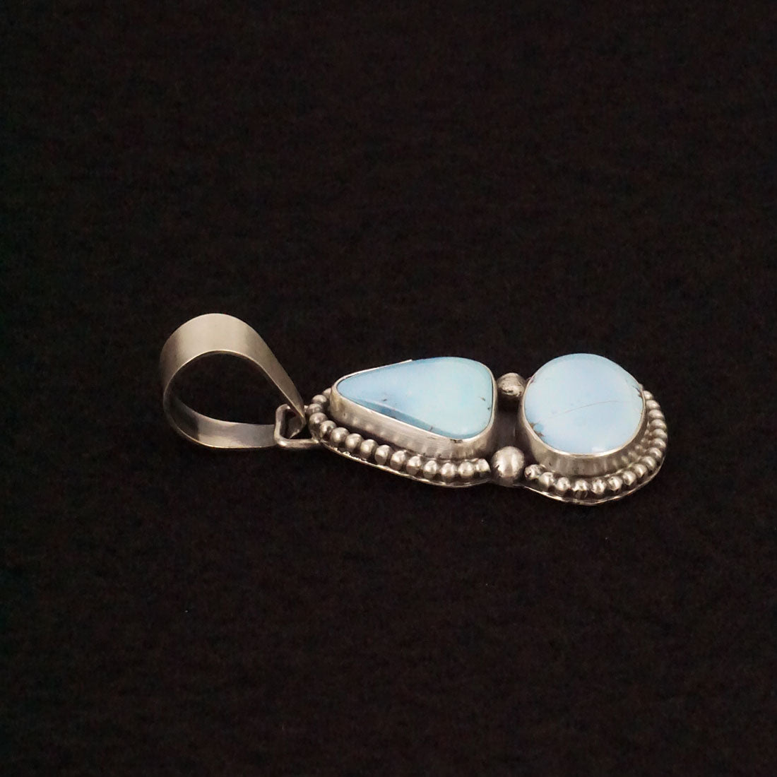 Bobby Johnson Turquoise & Sterling Silver Pendant