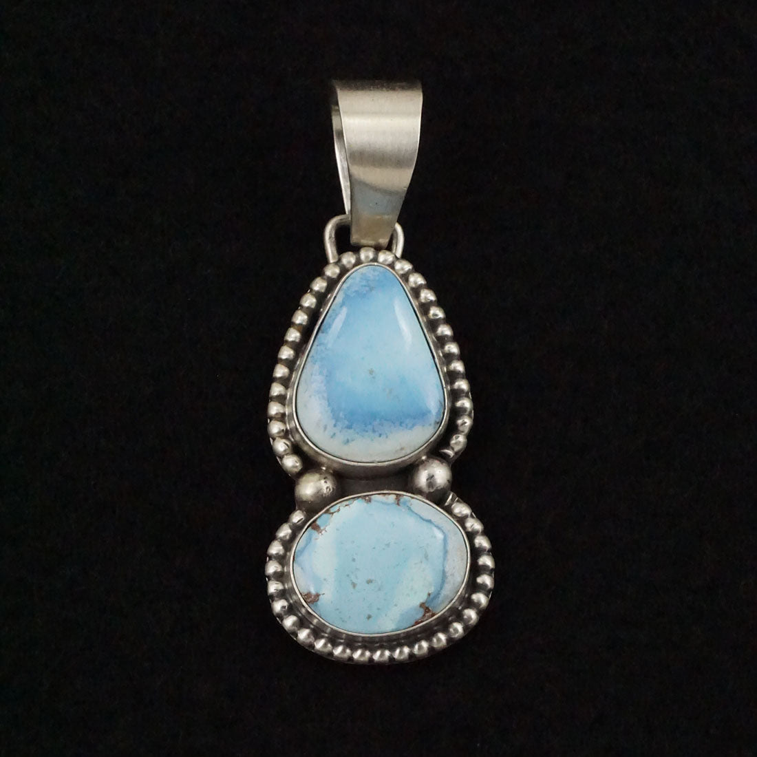 Bobby Johnson Turquoise & Sterling Silver Pendant