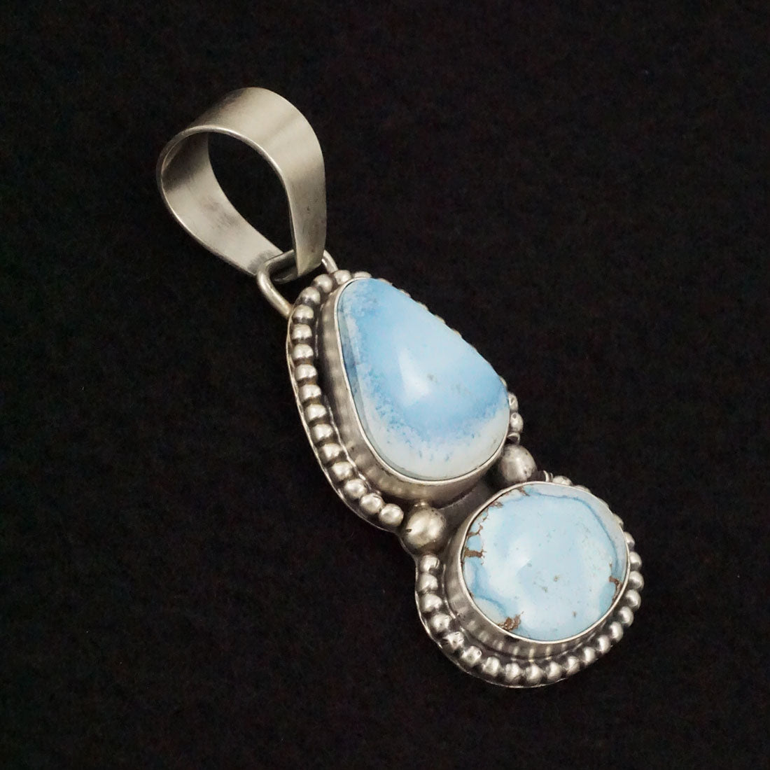 Bobby Johnson Turquoise & Sterling Silver Pendant