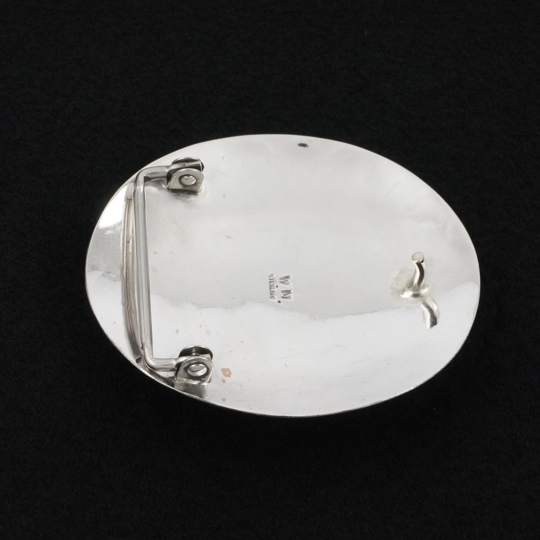Wilbert Muskett Sr. Turquoise & Sterling Silver Belt Buckle