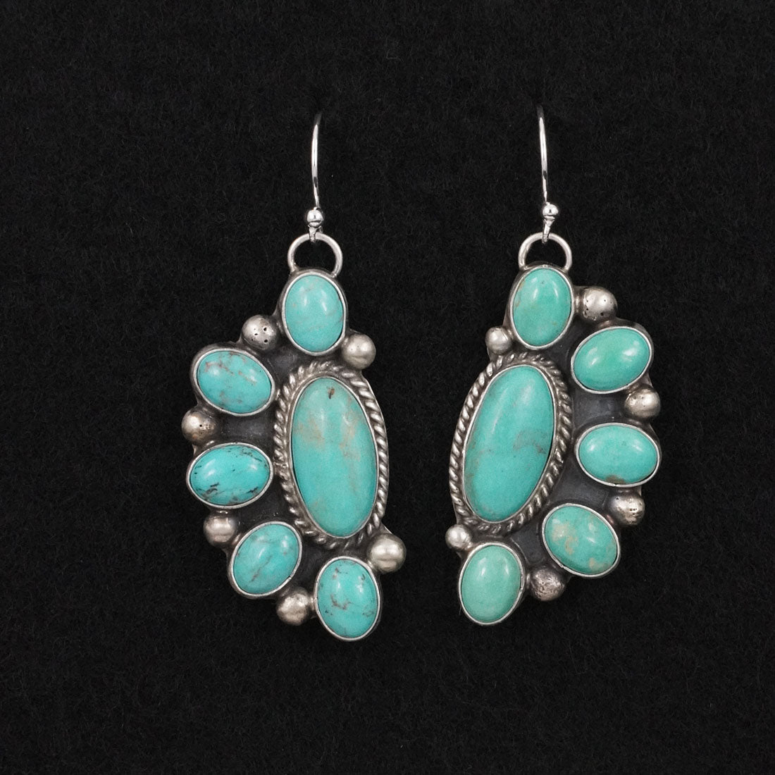 Kathleen Livingston Turquoise & Sterling Silver Earrings