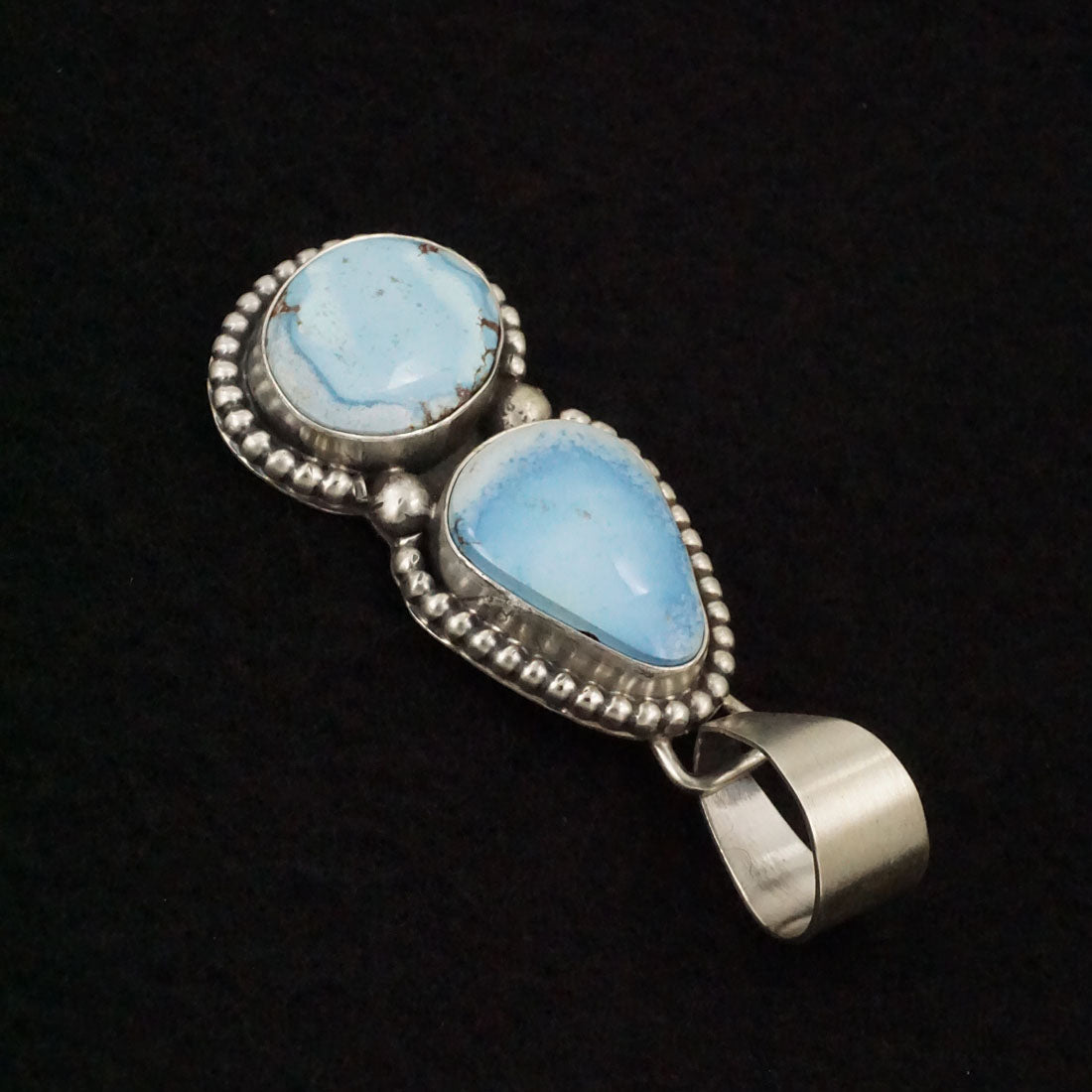 Bobby Johnson Turquoise & Sterling Silver Pendant