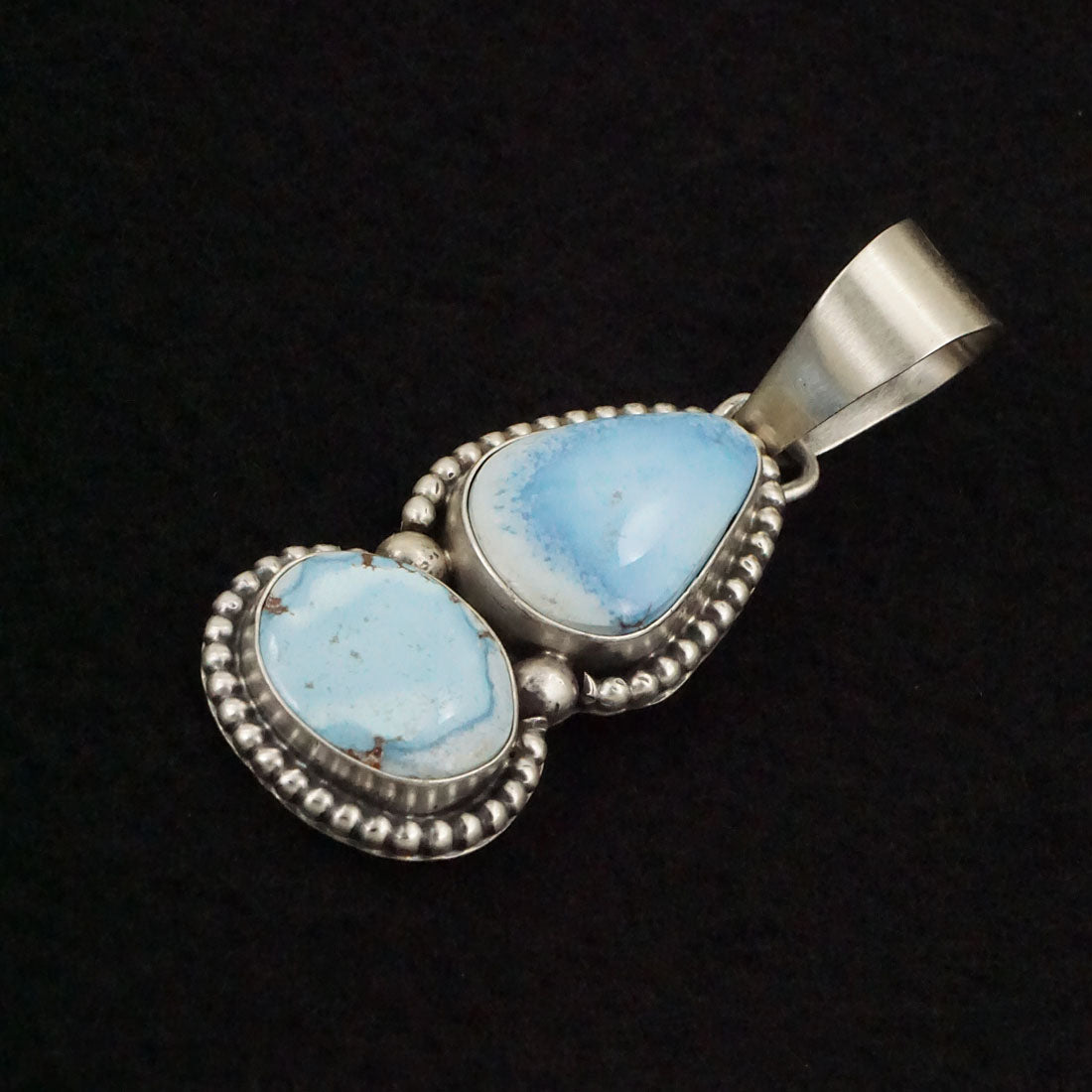 Bobby Johnson Turquoise & Sterling Silver Pendant