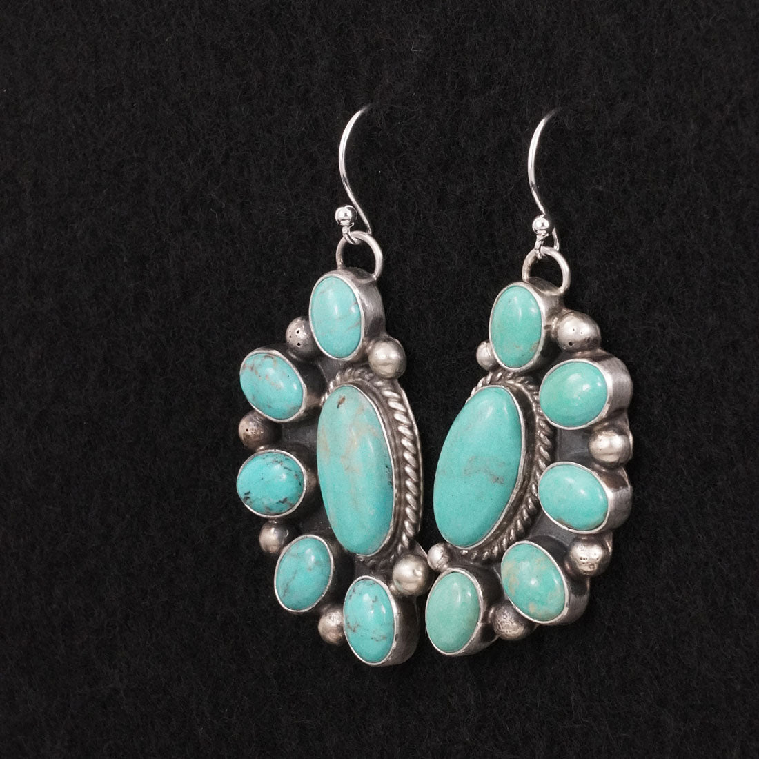 Kathleen Livingston Turquoise & Sterling Silver Earrings