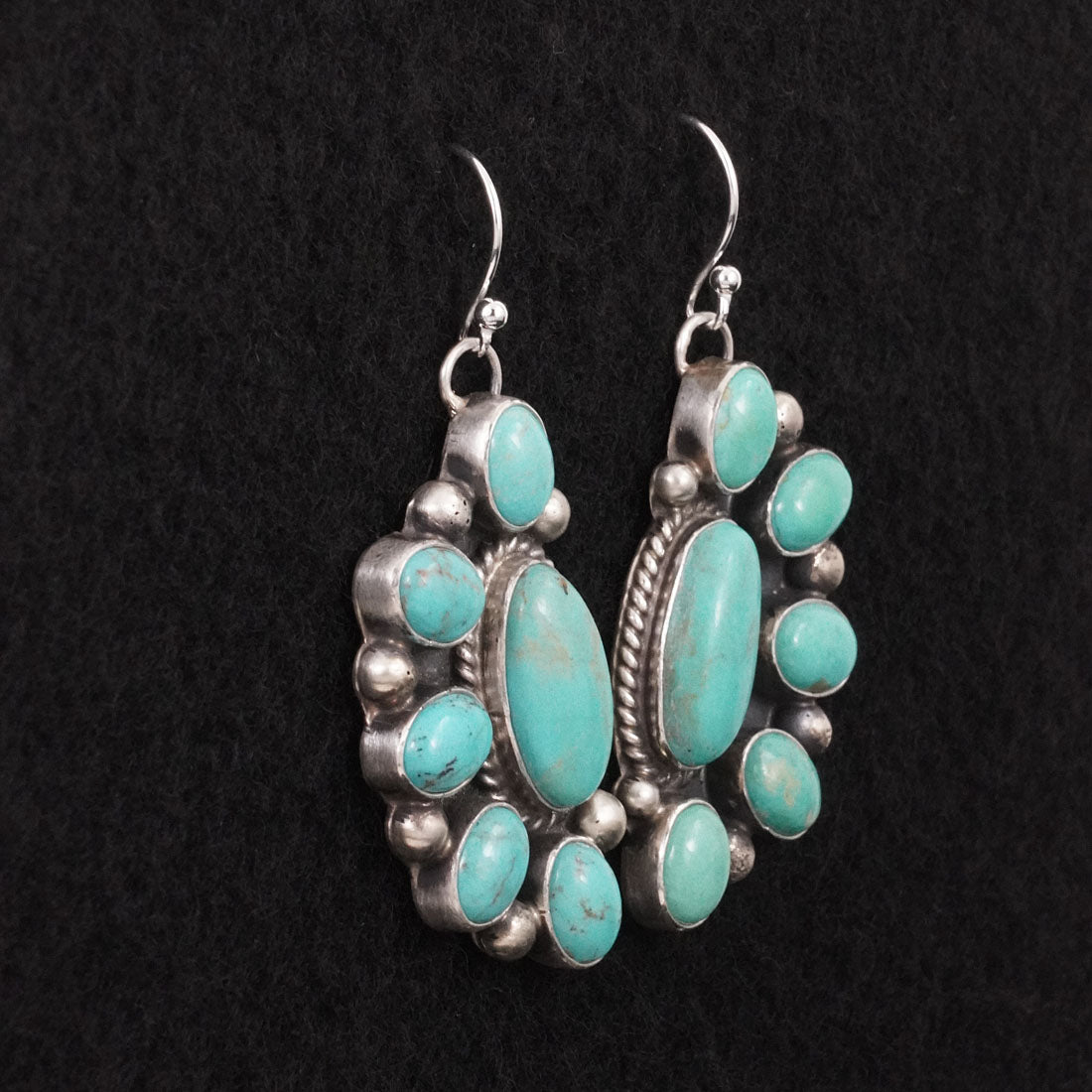 Kathleen Livingston Turquoise & Sterling Silver Earrings