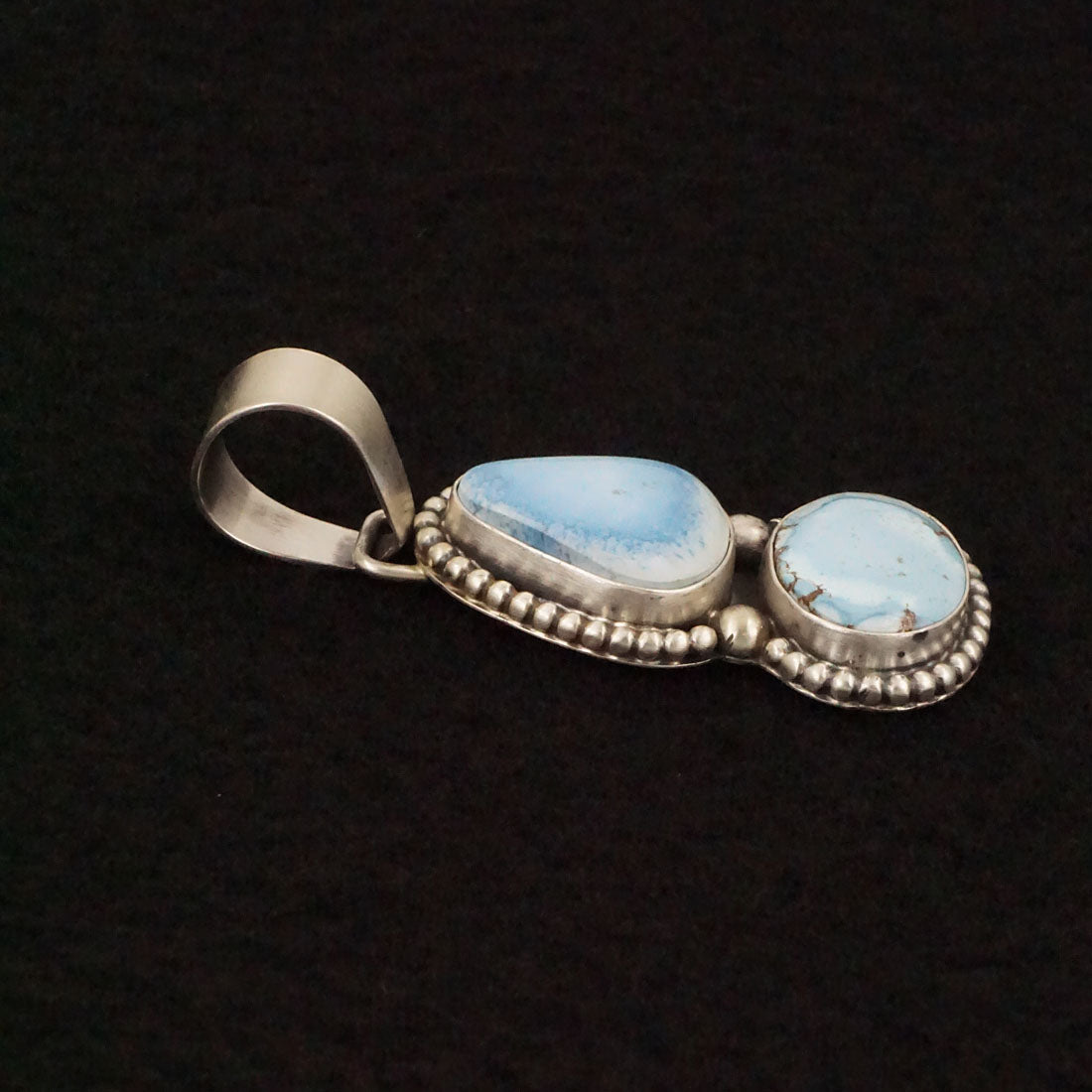 Bobby Johnson Turquoise & Sterling Silver Pendant